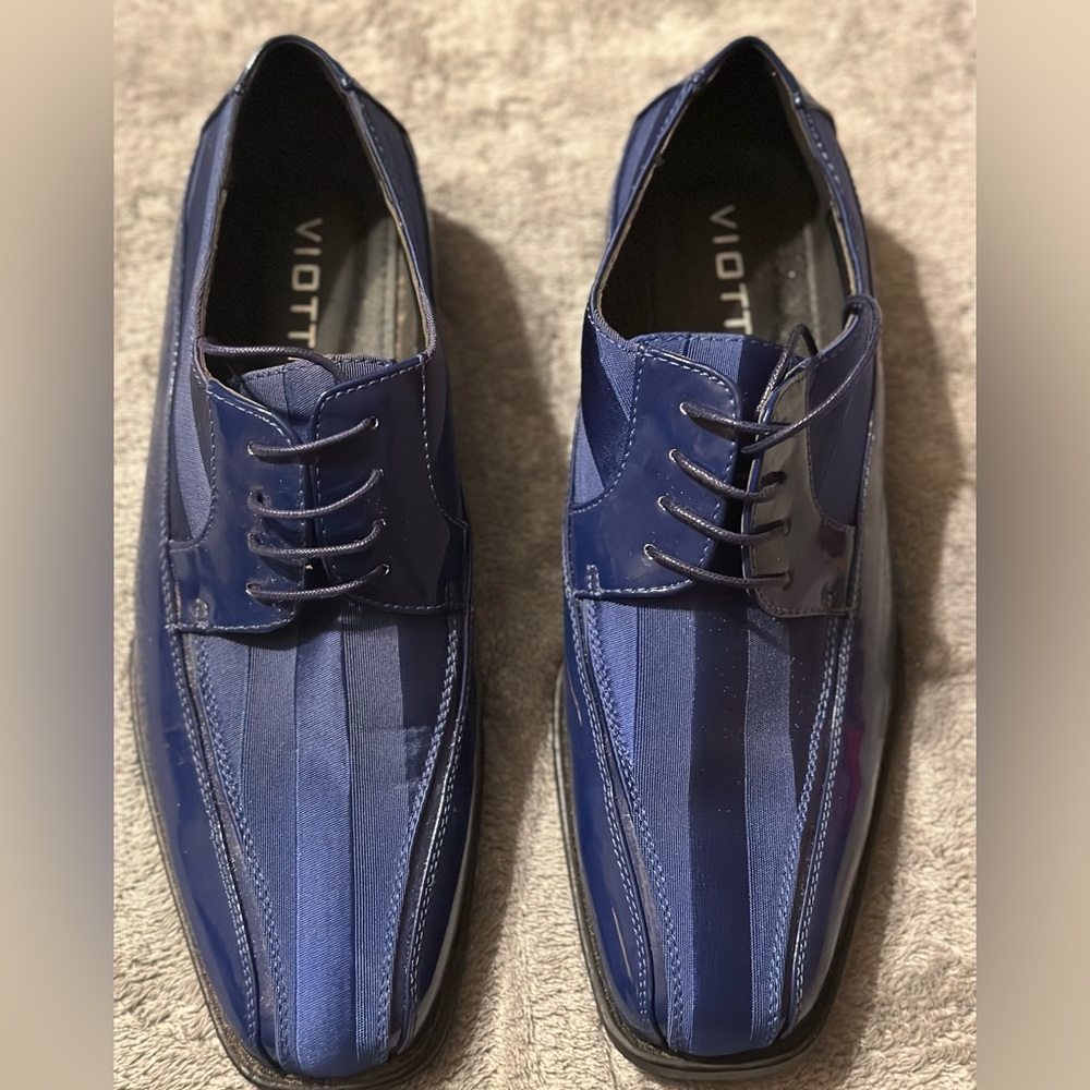 Viotti, Royal Blue Tuxedo dress shoes